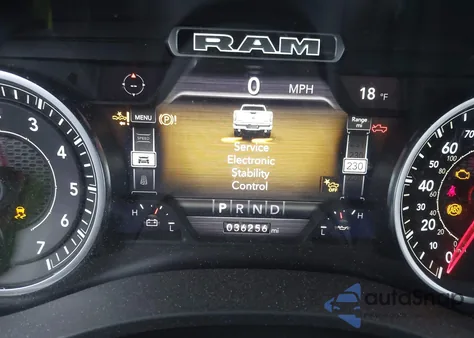 2021 Ram 1500 Laramie 4X4 5'7 Box z USA, uszkodzony, nr VIN 1C6SRFJT2MN665900